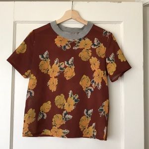 Zara Floral Blouse